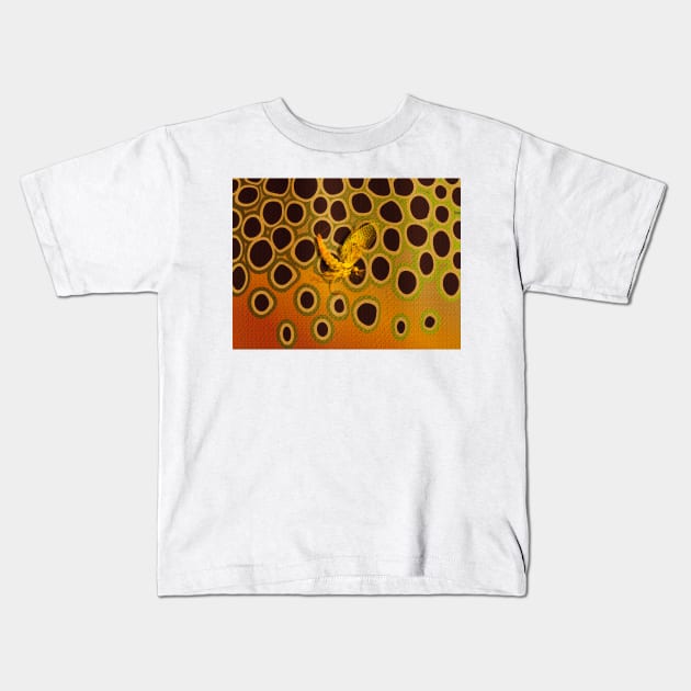 Trout Camo & The Mayfly Kids T-Shirt by MikaelJenei